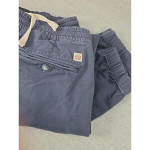 Marine Layer Jogger Pants Slim Fit Mens XL Blue Drawstring Stretch Active 34x29